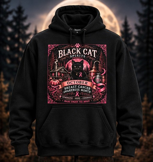 Black Cat Spirits LLC (Breast Cancer Awareness Month limited-edition) Sweatshirt