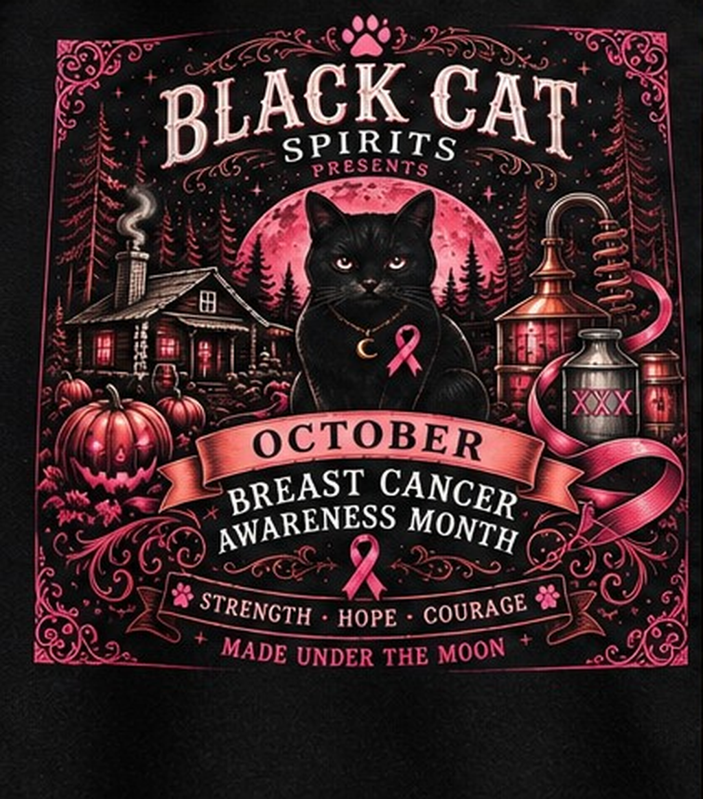 Black Cat Spirits LLC (Breast Cancer Awareness Month limited-edition) Sweatshirt